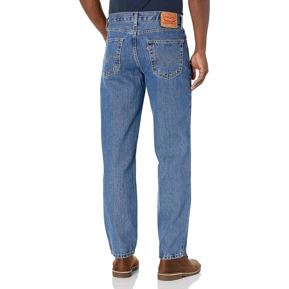 Levi Strauss 550 Medium Stonewash Relaxed Fit Jeans W46 L29 - Picture 6 of 9